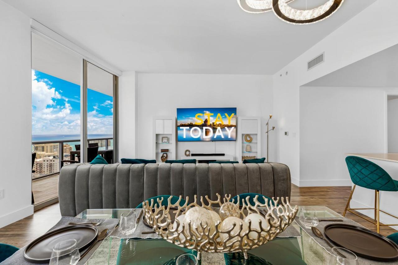 Beachwalk Resort - Penthouse In The Sky 3Bdr And 3Ba Luxury Condo Direct Ocean View Халландейл-Бич Экстерьер фото